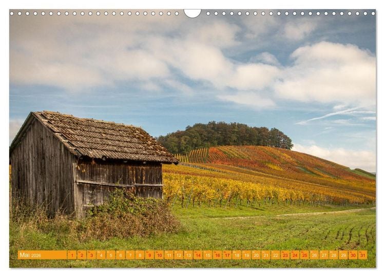 Produktbild: Indian Summer in Baden-W&uuml;rttemberg (Wandkalender 2026 DIN A3 quer), CALVENDO Monatskalender