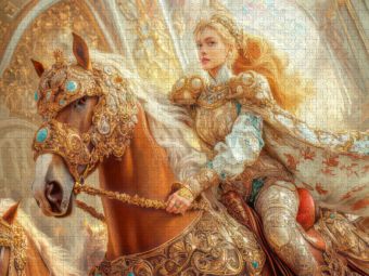 Produktbild: CALVENDO Puzzle Pferde | 1000 Teile Lege-Gr&ouml;&szlig;e 64x48cm Foto-Puzzle f&uuml;r gl&uuml;ckliche Stunden