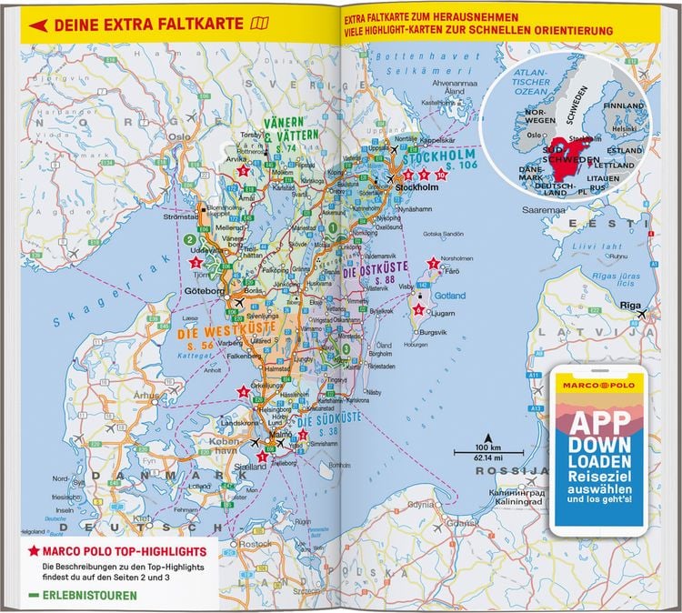 Produktbild: MARCO POLO Reiseführer Südschweden, Stockholm