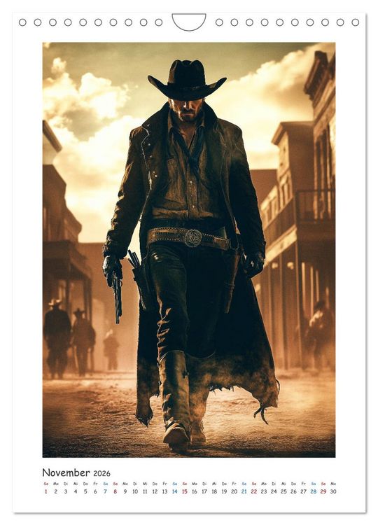 Produktbild: Der Letzte Revolver (Wandkalender 2026 DIN A4 hoch), CALVENDO Monatskalender