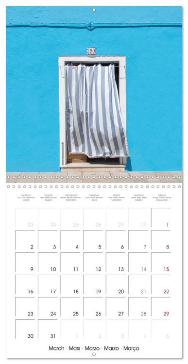 Produktbild: Doors of Burano (Wall Calendar 2026 12 &times; 12 Inch) CALVENDO 12 Month Wall Calendar
