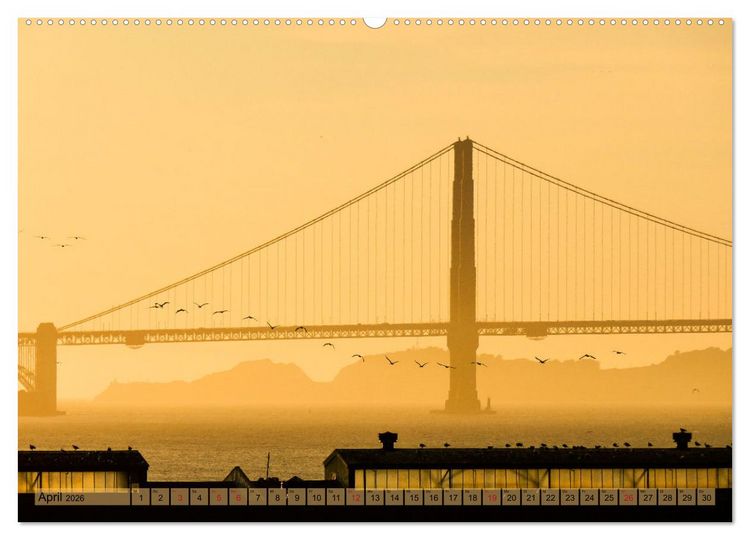 Produktbild: If I'm going to San Francisco (Wandkalender 2026 DIN A2 quer), CALVENDO Monatskalender