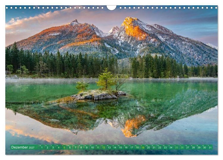 Produktbild: Alpenseen - Berge im Spiegel (Wandkalender 2027 DIN A3 quer), CALVENDO Monatskalender
