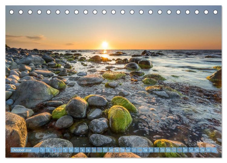 Produktbild: Mehr Licht am Meeresrand (Tischkalender 2026 DIN A5 quer), CALVENDO Monatskalender