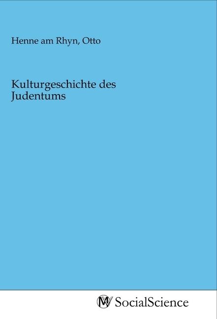 Produktbild: Kulturgeschichte des Judentums