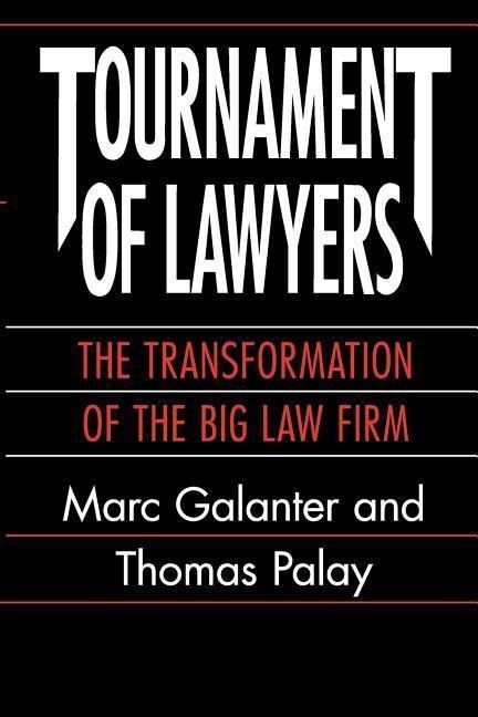 Produktbild: Galanter, M: Tournament of Lawyers (Paper)