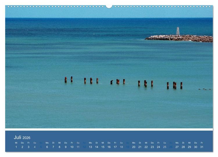 Produktbild: Mehr Meer (hochwertiger Premium Wandkalender 2026 DIN A2 quer), Kunstdruck in Hochglanz