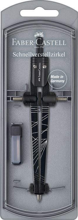 Produktbild: Faber-Castell Schnellverstellzirkel Twister 17cm 3fach sortiert