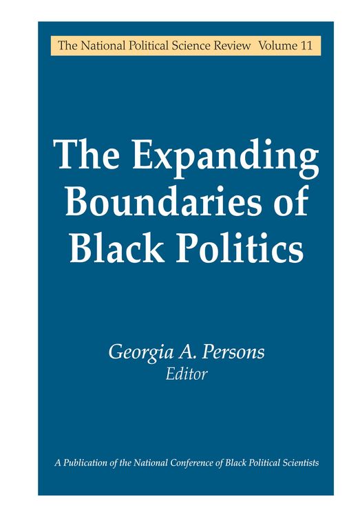 Produktbild: The Expanding Boundaries of Black Politics