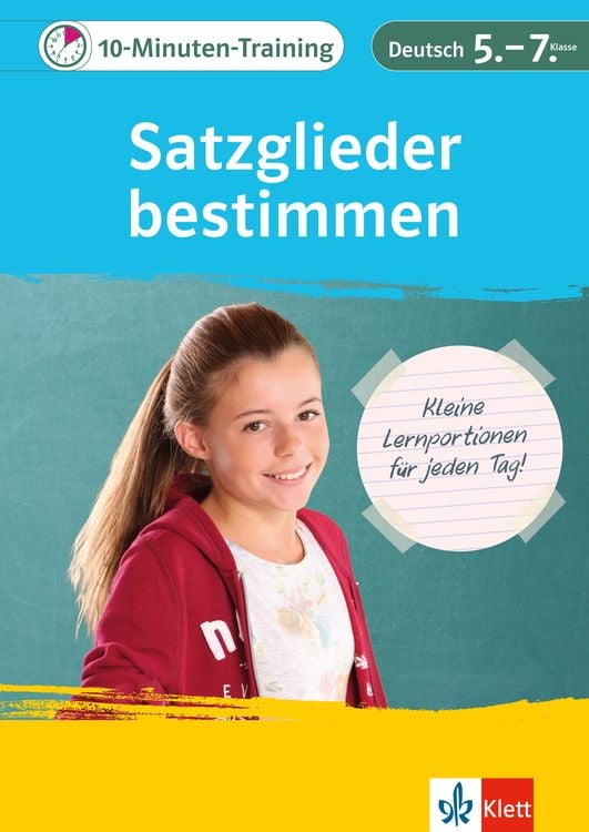 Produktbild: 10-Minuten-Training Deutsch Grammatik Satzglieder bestimmen 5.-7. Klasse