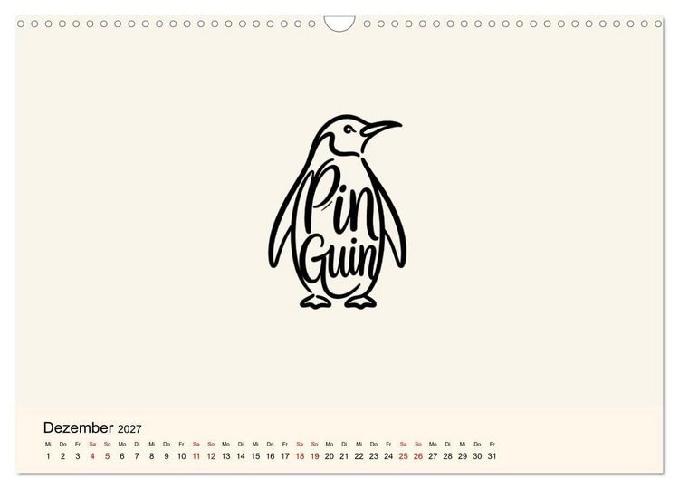 Produktbild: Buchstabentiere (Wandkalender 2027 DIN A3 quer), CALVENDO Monatskalender