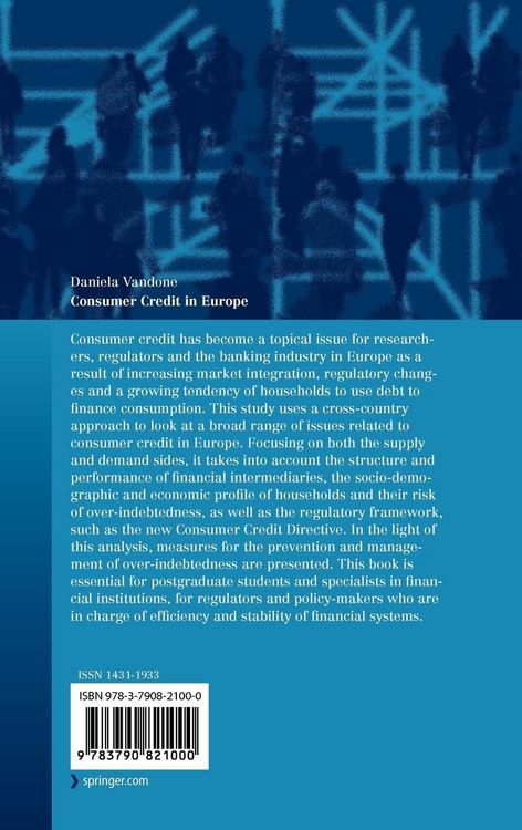 Produktbild: Consumer Credit in Europe