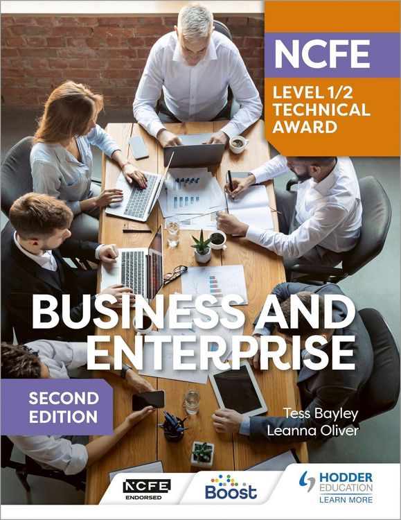 Produktbild: NCFE Level 1/2 Technical Award in Business and Enterprise Second Edition