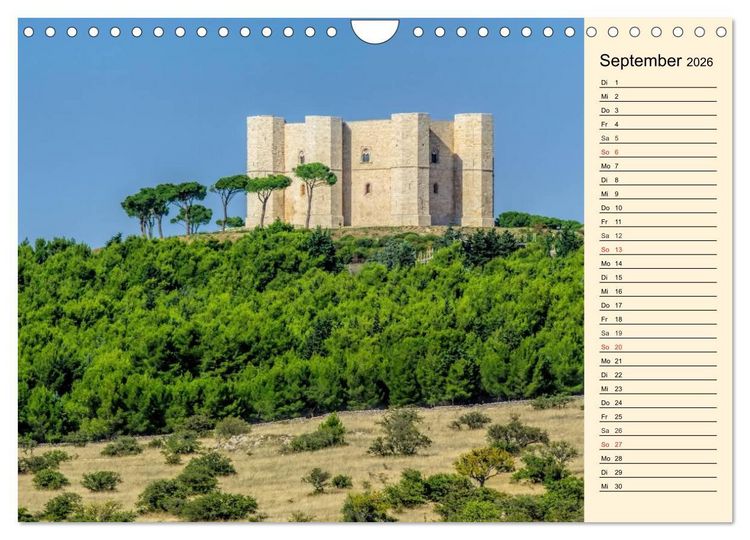 Produktbild: Burgen in Italien (Wandkalender 2026 DIN A4 quer), CALVENDO Monatskalender