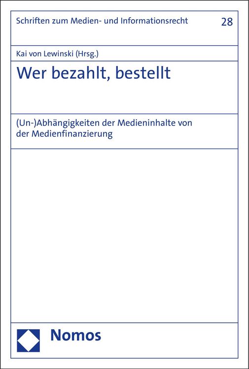 Produktbild: Wer bezahlt, bestellt