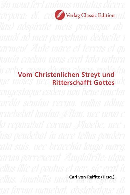 Produktbild: Vom Christenlichen Streyt und Ritterschafft Gottes