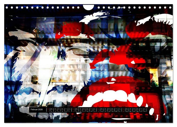 Produktbild: POP ART 3500 (Wandkalender 2026 DIN A4 quer), CALVENDO Monatskalender