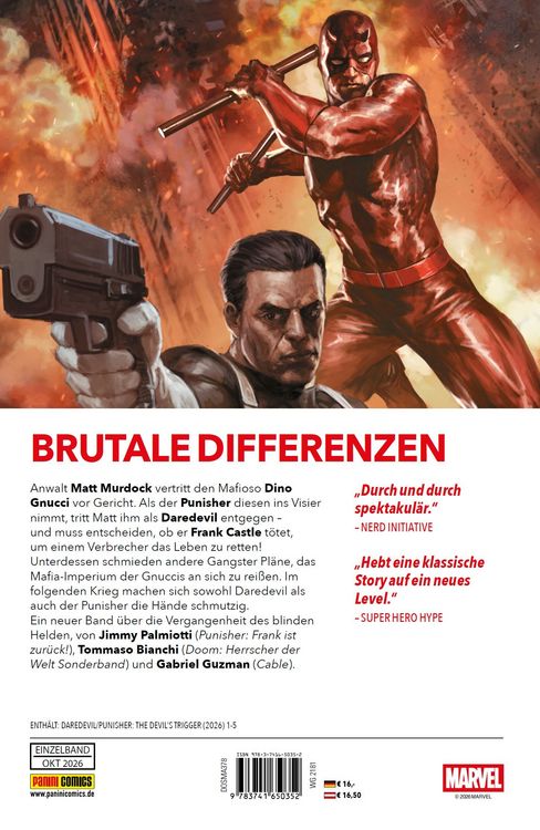 Produktbild: Daredevil/Punisher: Im Visier des Teufels