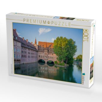 Produktbild: CALVENDO Puzzle N&uuml;rnberg - Heilig-Geist-Spital | 1000 Teile Lege-Gr&ouml;&szlig;e 64x48cm Foto-Puzzle f&uuml;r gl&uuml;ckliche Stunden