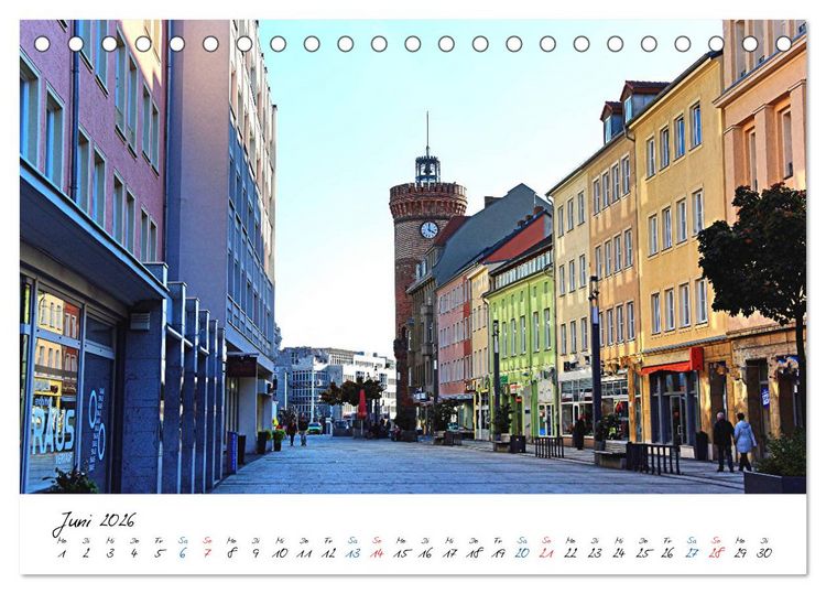 Produktbild: Cottbusser Ansichten (Tischkalender 2026 DIN A5 quer), CALVENDO Monatskalender