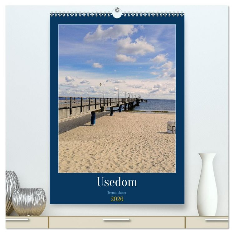 Produktbild: Usedom Ostsee - Terminplaner (hochwertiger Premium Wandkalender 2026 DIN A2 hoch), Kunstdruck in Hochglanz