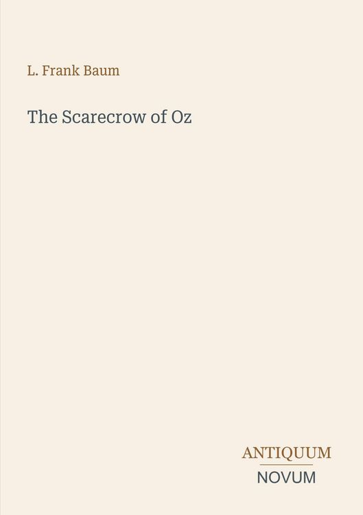 Produktbild: The Scarecrow of Oz