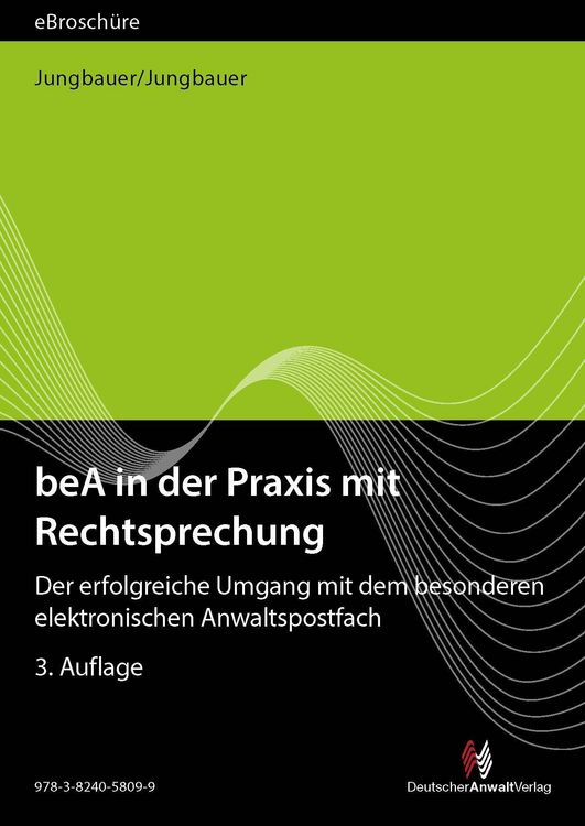 Produktbild: BeA in der Praxis mit Rechtsprechung