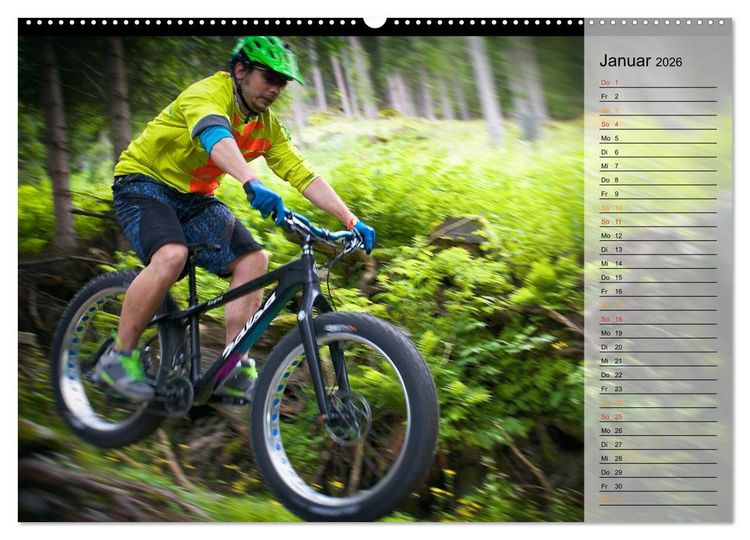 Produktbild: Downhill Moments (hochwertiger Premium Wandkalender 2026 DIN A2 quer), Kunstdruck in Hochglanz