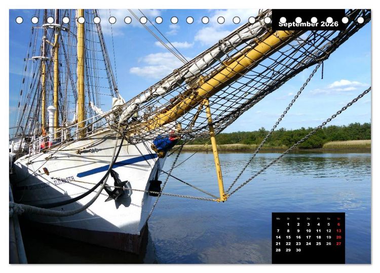 Produktbild: Bitte ein Schiff! (Tischkalender 2026 DIN A5 quer), CALVENDO Monatskalender