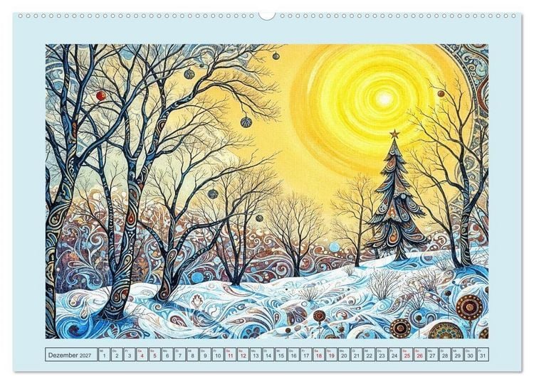 Produktbild: Topografie der Fantasie (Wandkalender 2027 DIN A2 quer), CALVENDO Monatskalender