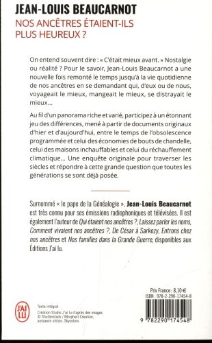 Produktbild: Nos anc&ecirc;tres &eacute;taient-ils plus heureux ?