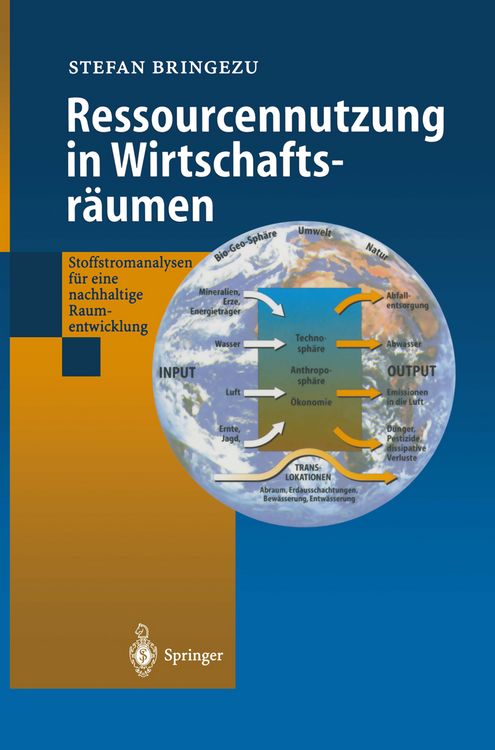 Produktbild: Ressourcennutzung in Wirtschaftsr&auml;umen