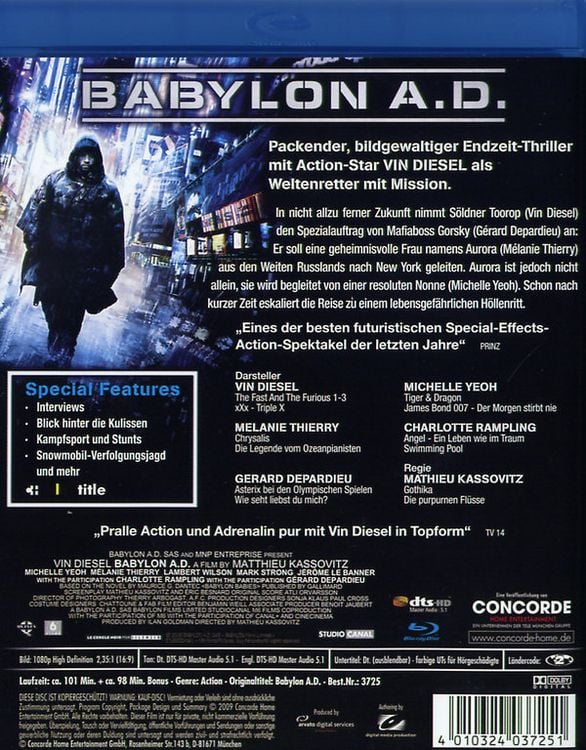 Produktbild: Babylon A.D. - Uncut