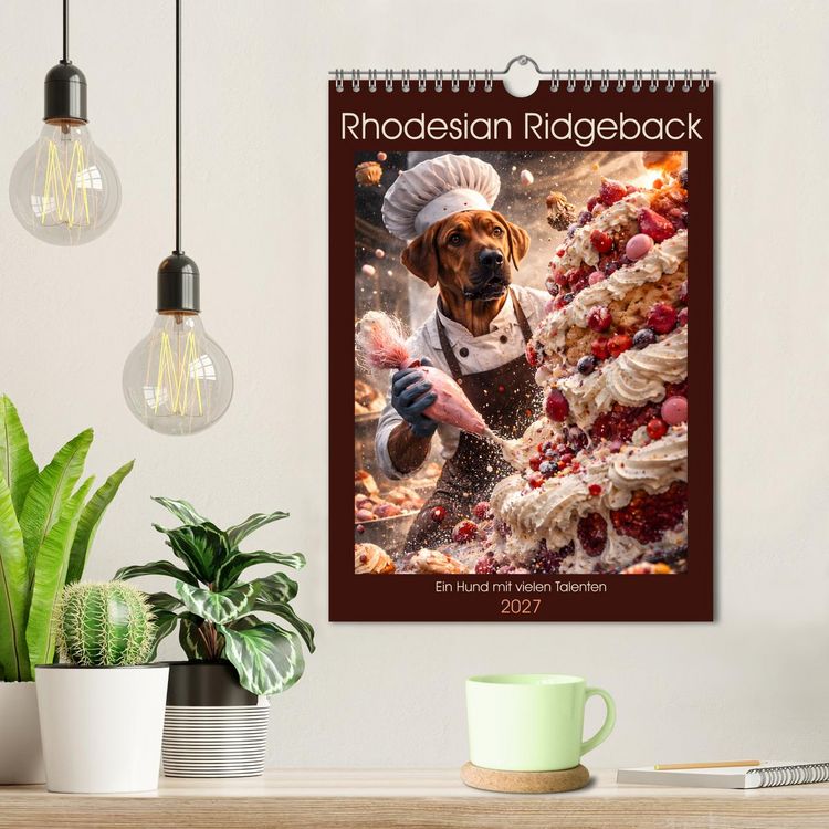 Produktbild: Rhodesian Ridgeback - Ein Hund mit vielen Talenten (Wandkalender 2027 DIN A4 hoch), CALVENDO Monatskalender