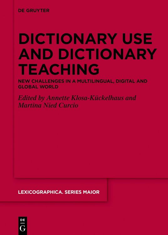 Produktbild: Dictionary Use and Dictionary Teaching