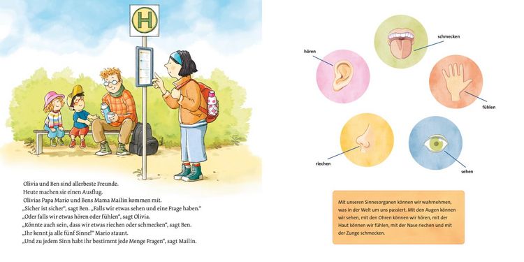 Produktbild: LESEMAUS 168: Unsere K&ouml;rper &ndash; Sehen, H&ouml;ren, Riechen