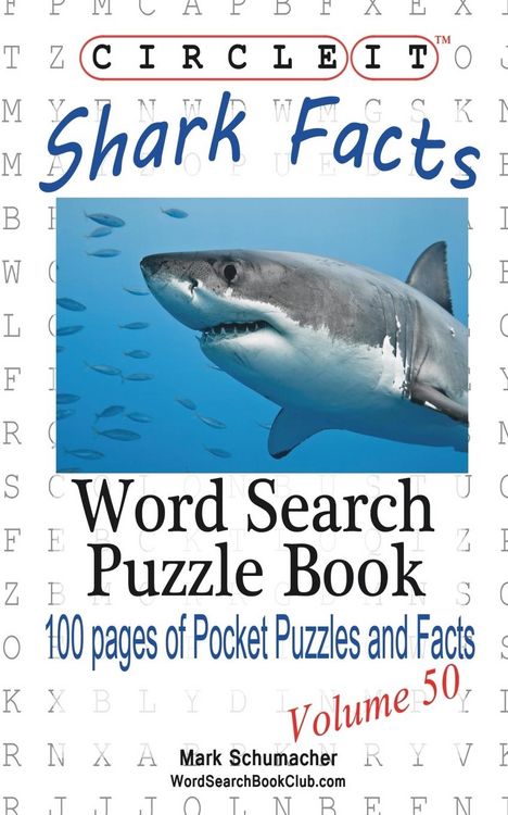 Produktbild: Circle It, Shark Facts, Word Search, Puzzle Book