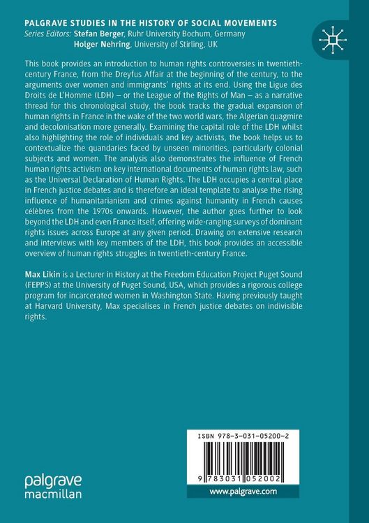 Produktbild: Human Rights Struggles in Twentieth-century France