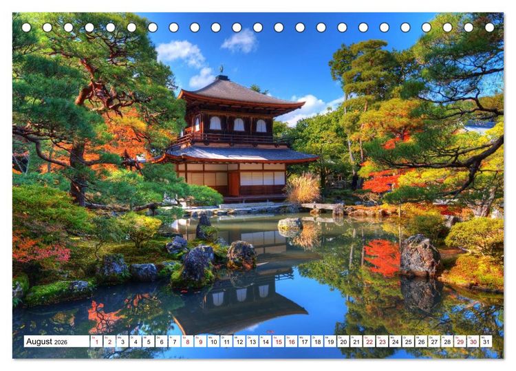 Produktbild: Japan. Im Land des L&auml;chelns (Tischkalender 2026 DIN A5 quer), CALVENDO Monatskalender