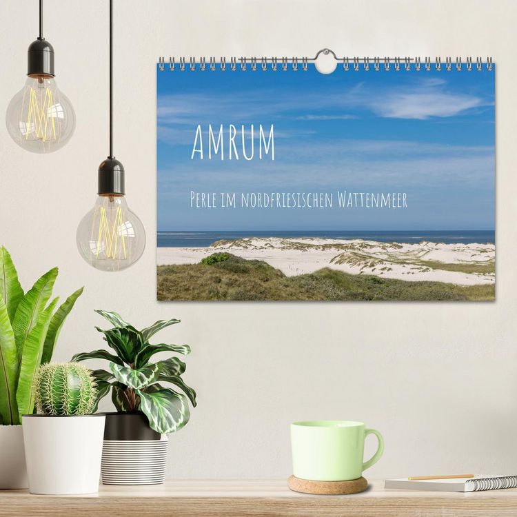 Produktbild: Amrum - Perle im nordfriesischen Wattenmeer (Wandkalender 2026 DIN A4 quer), CALVENDO Monatskalender