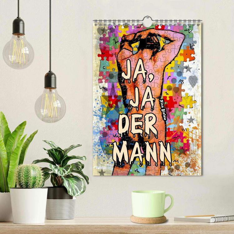 Produktbild: Ja, Ja der Mann (Wandkalender 2026 DIN A4 hoch), CALVENDO Monatskalender