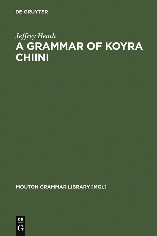 Produktbild: A Grammar of Koyra Chiini