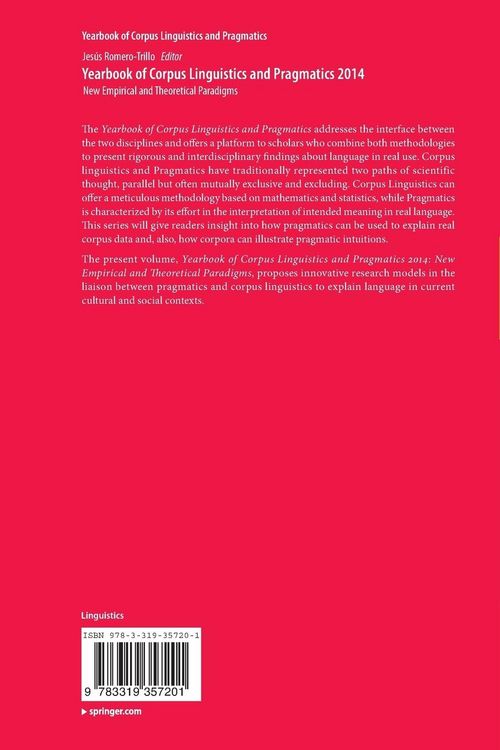 Produktbild: Yearbook of Corpus Linguistics and Pragmatics 2014