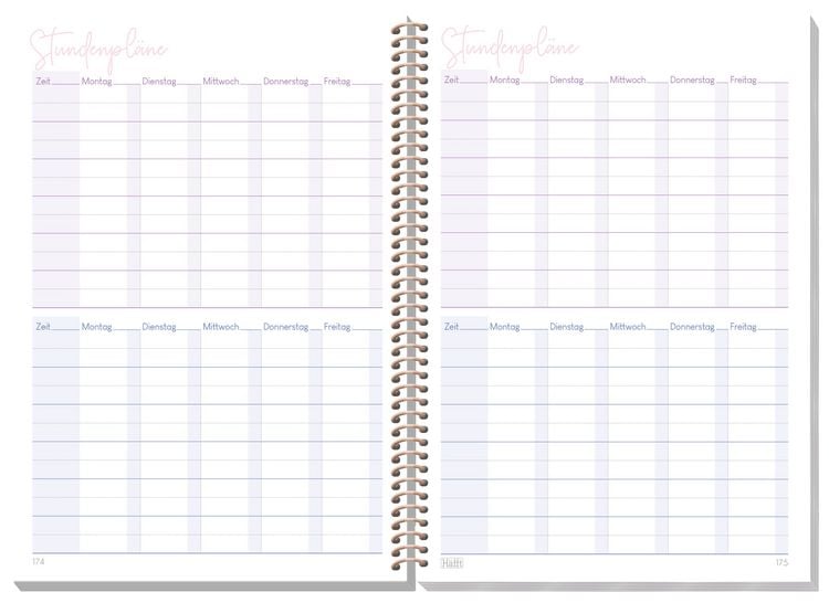 Produktbild: H&auml;fft College-Timer - Sch&uuml;lerkalender A5 26/27
