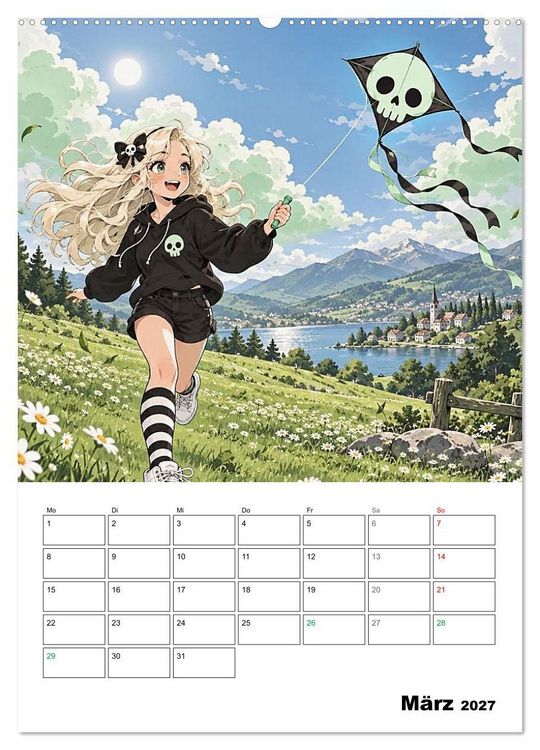 Produktbild: Kim, eben anders normal (hochwertiger Premium Wandkalender 2027 DIN A2 hoch), Kunstdruck in Hochglanz