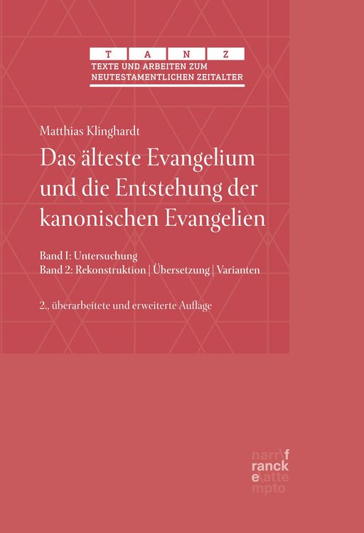 Produktbild: Das &auml;lteste Evangelium und die Entstehung der kanonischen Evangelien