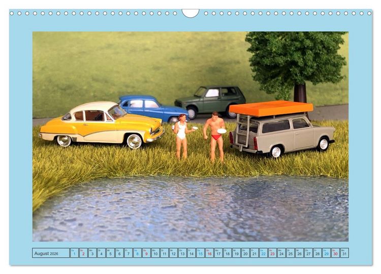 Produktbild: DDR Modellautos im Fokus (Wandkalender 2026 DIN A3 quer), CALVENDO Monatskalender