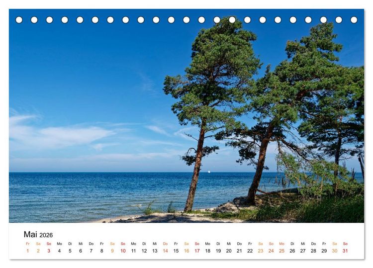 Produktbild: Naturparadies Polen (Tischkalender 2026 DIN A5 quer), CALVENDO Monatskalender