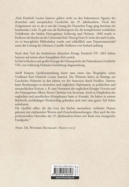 Produktbild: Karl Friedrich Lucian Samwer