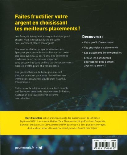Produktbild: Les meilleurs placements pour les nuls 2024-2025